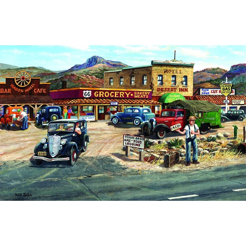Sunsout Memories of Route 66 300 pc   Jigsaw Puzzle 39931