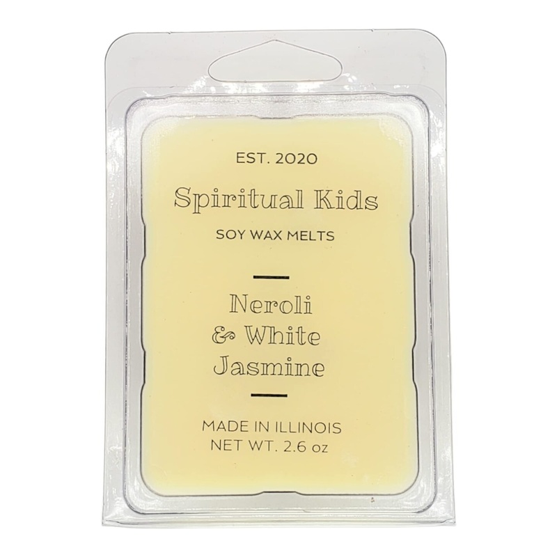 Neroli & White Jasmine 1 Pack 2.6oz All Natural Soy Wax Melts 6 cubes Hand Poured with Fragrant/Essential Oils!
