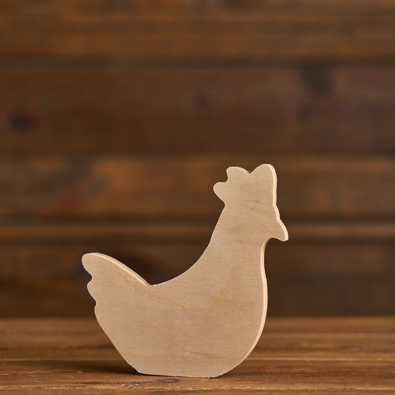 6 in. Unfinished Chunky Chicken