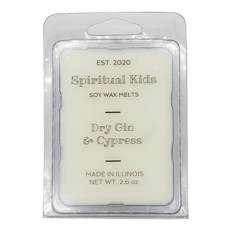 Dry Gin & Cypress Soy Wax Melts 2.6oz 6 cubes Hand Poured with Fragrant/Essential Oils! | Masculine Scent | Woodsy Scent | Birthday Gift | Christmas Gift