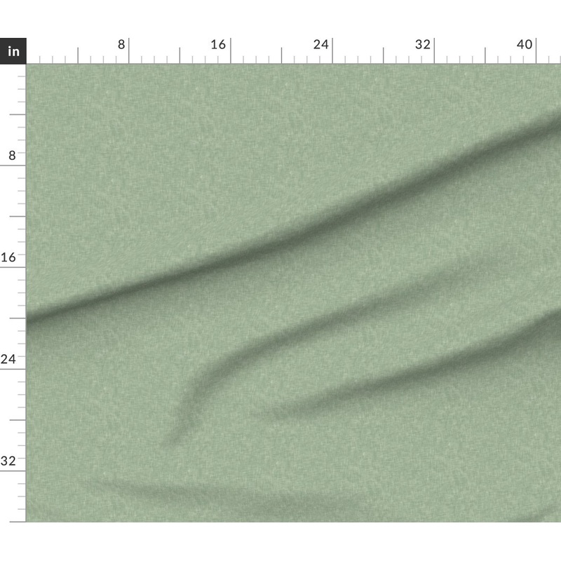 Petal Signature Cotton by the Yard or Fat Quarter Solid Light Sage Green Boy Texture Custom Printed Fabric by Spoonflower