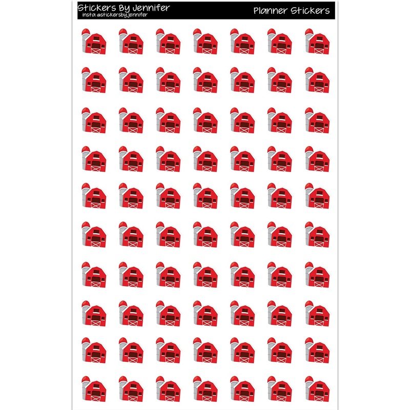 Barn Planner Stickers Scrapbooking Kids DIY Arts Crafting