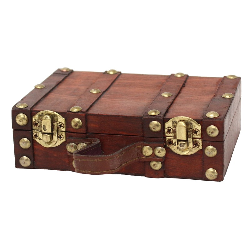 Antique Style Small Mini Suitcase