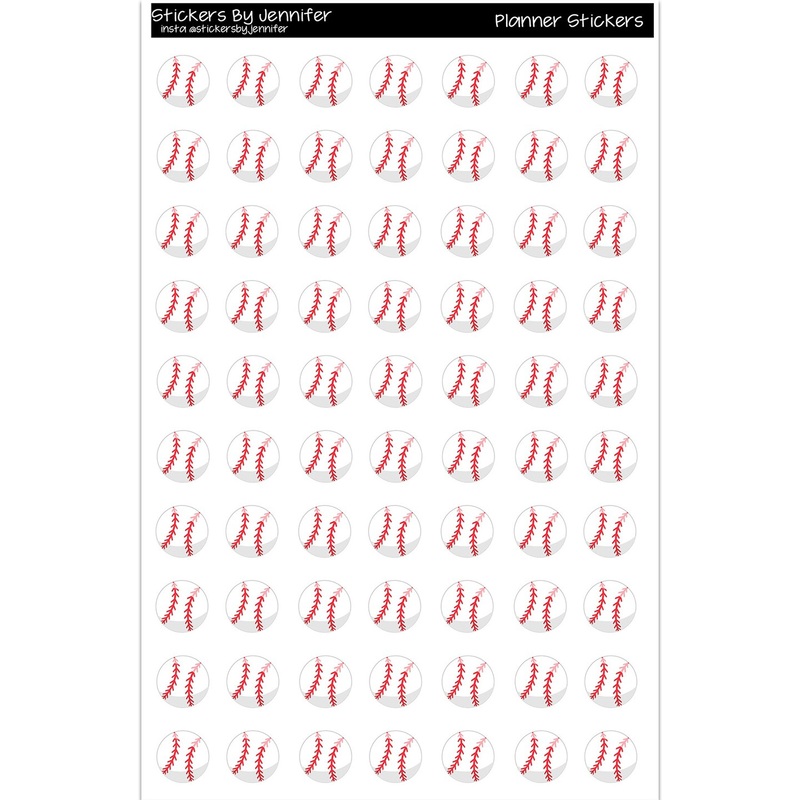 Baseball Planner Stickers Scrapbooking Kids DIY Arts Crafting