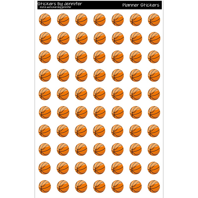 Basketball Planner Stickers Scrapbooking Kids DIY Arts Crafting