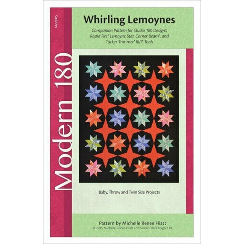 Pattern~Whirling Lemoynes~Three Sizes by Michelle Renee Hiatt/ Studio 180 Des…