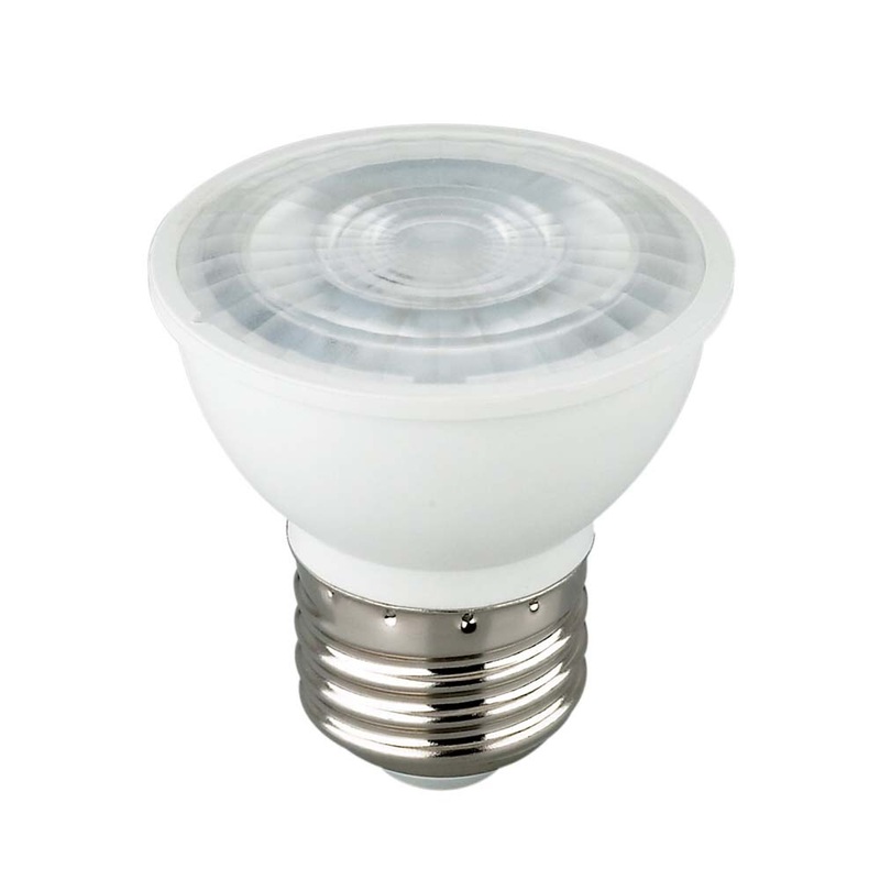 Satco 6.5w 120v MR16 LED Lensed E26 Medium Base 500 Lumens 2700k