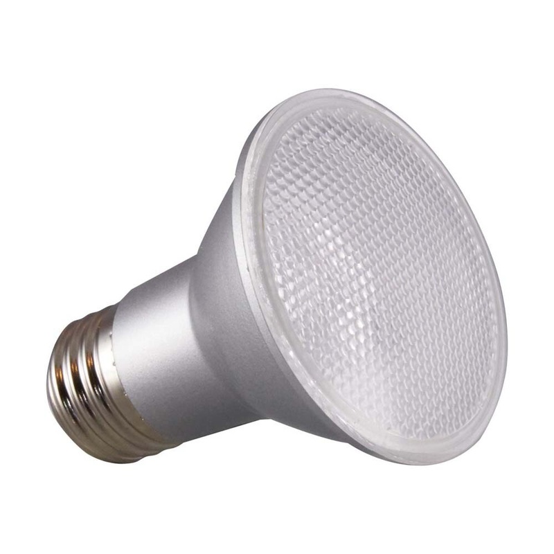 Satco 6.5w PAR20 LED 40 deg. Beam E26 Medium base 3500k Neutral White