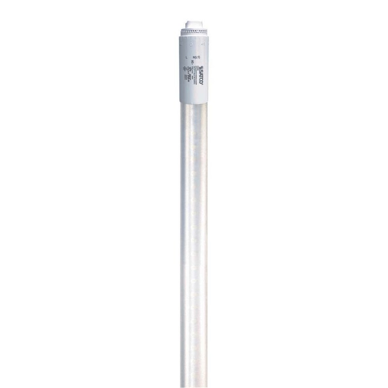 Satco 9W T8 24 inch LED Tube 4000K 1200LM R17d Base Ballast Bypass