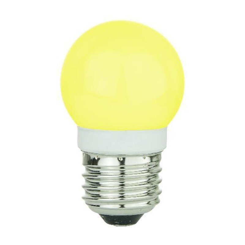 SUNLITE 1w G16 19LED, Yellow Medium Base Bulb