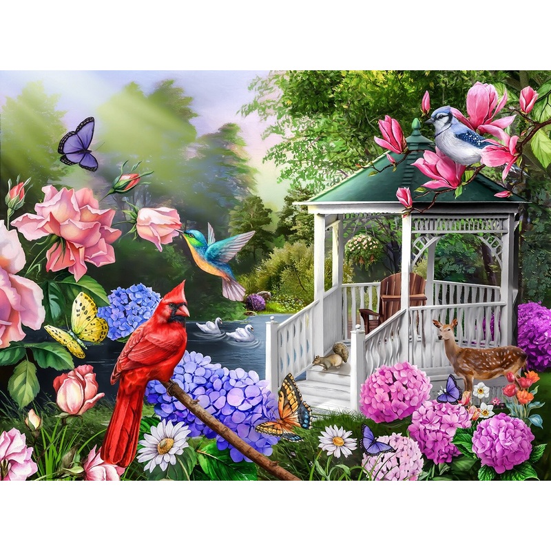 Sunsout Lakeside Fantasy 1000 pc   Jigsaw Puzzle 29814