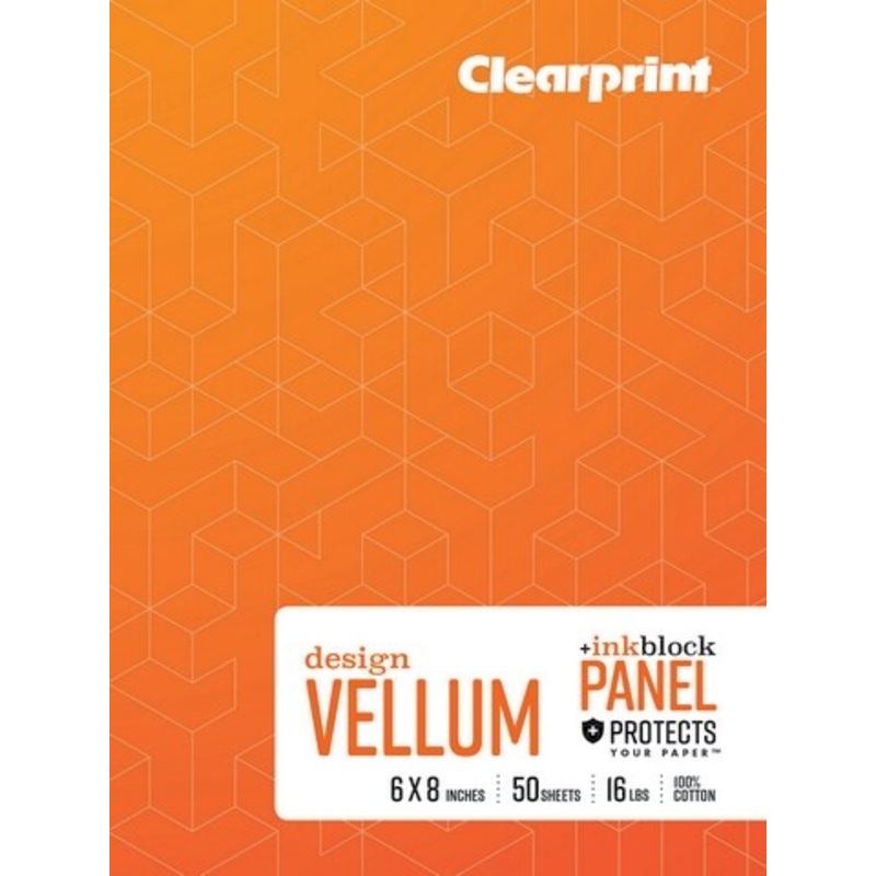 CLEARPRINT 1000H PLAIN VELLUM SKETCH BOOK 6 X 8