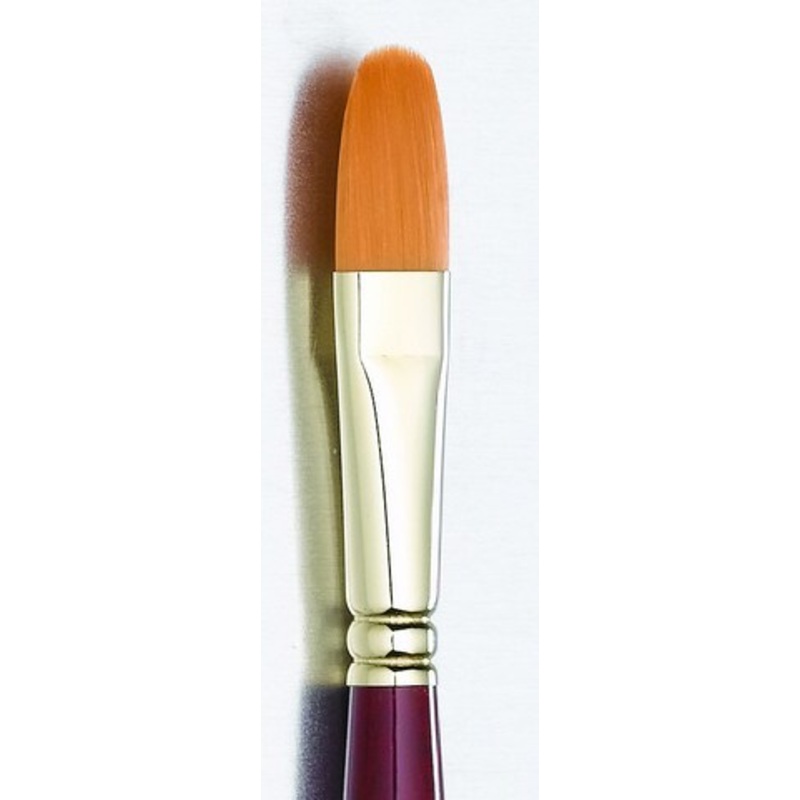 GOLDENEDGE SYNTHETIC WATERCOLOR FILBERT 8