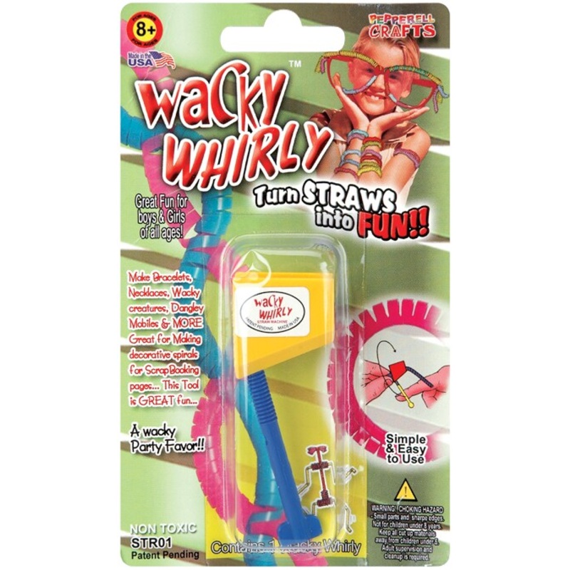 Pepperell Wacky Whirly Craft Straw Kit