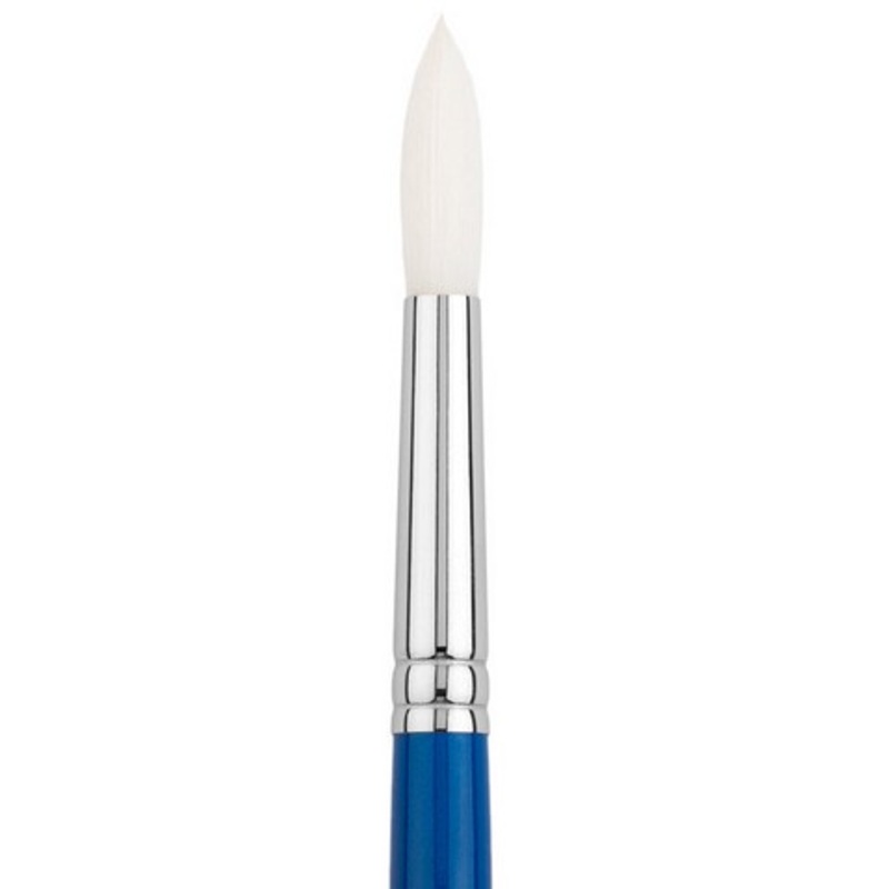 SUMMIT WHITE SYNTHETIC SHORT HANDLE ROUND 16