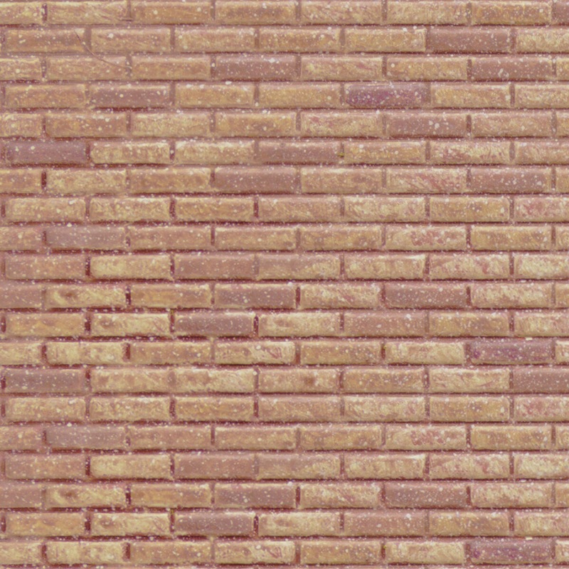 Plastruct Patterned Sheets, Brick,1:24 Scale