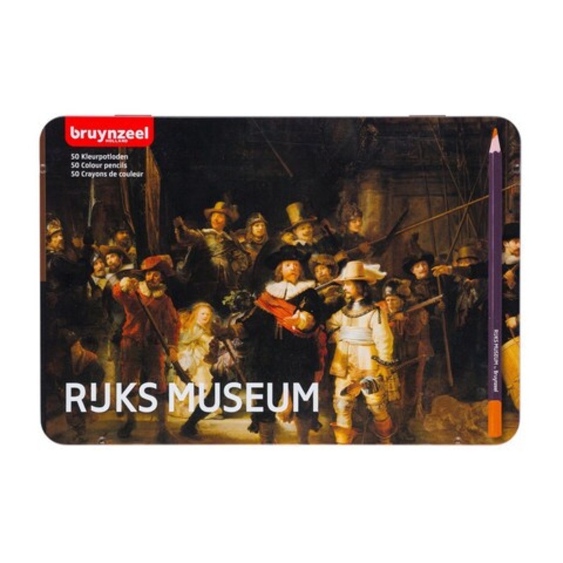 BRUYNZEEL DUTCH MASTERS 50PC COLOURED PENCILS SET