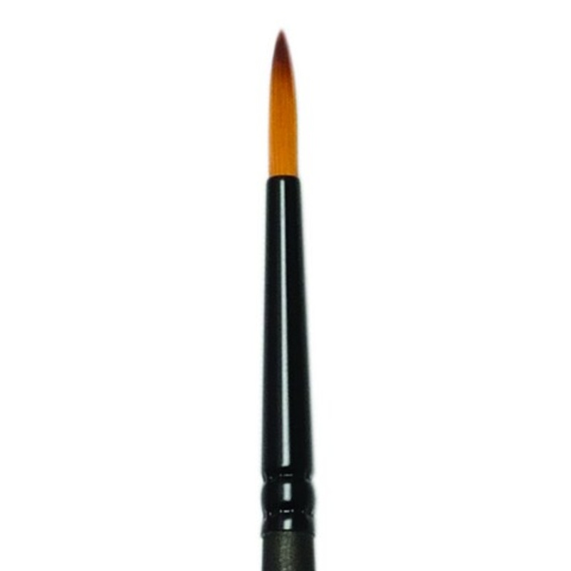 MAJESTIC SABLE OIL AND ACRYLIC LONG HANDLE ROUND 3