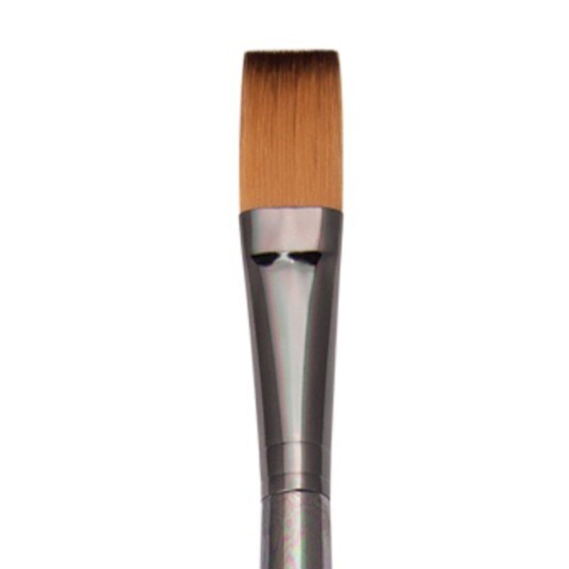ZEN ALL MEDIA SYNTHETIC BRISTLE LONG HANDLE BRUSH FLAT 10