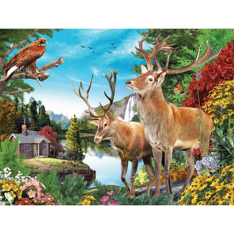 Sunsout Summer Pond 500 pc   Jigsaw Puzzle 42313