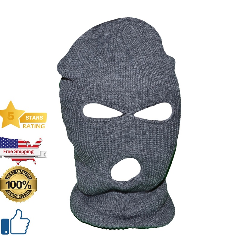 Winter Three Hole Knitted Full Face Cover For Adult | RADYAN