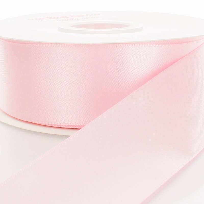 4″ Double Faced Satin Ribbon 117 Light Pink 3yd