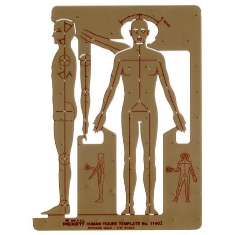 PICKETT TEMPLATE MALE FIGURE