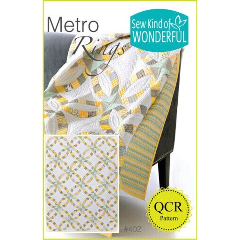 Metro Rings Pattern 57×76 Using Quick Curve Ruler by Sew Kind of Wonderful