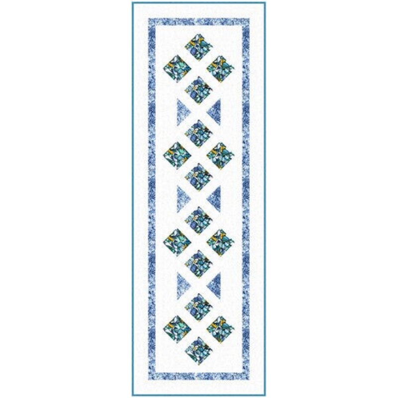 Outside the Box Table Runner Pattern 54″ x18″ by Phoebe Moon Designs
