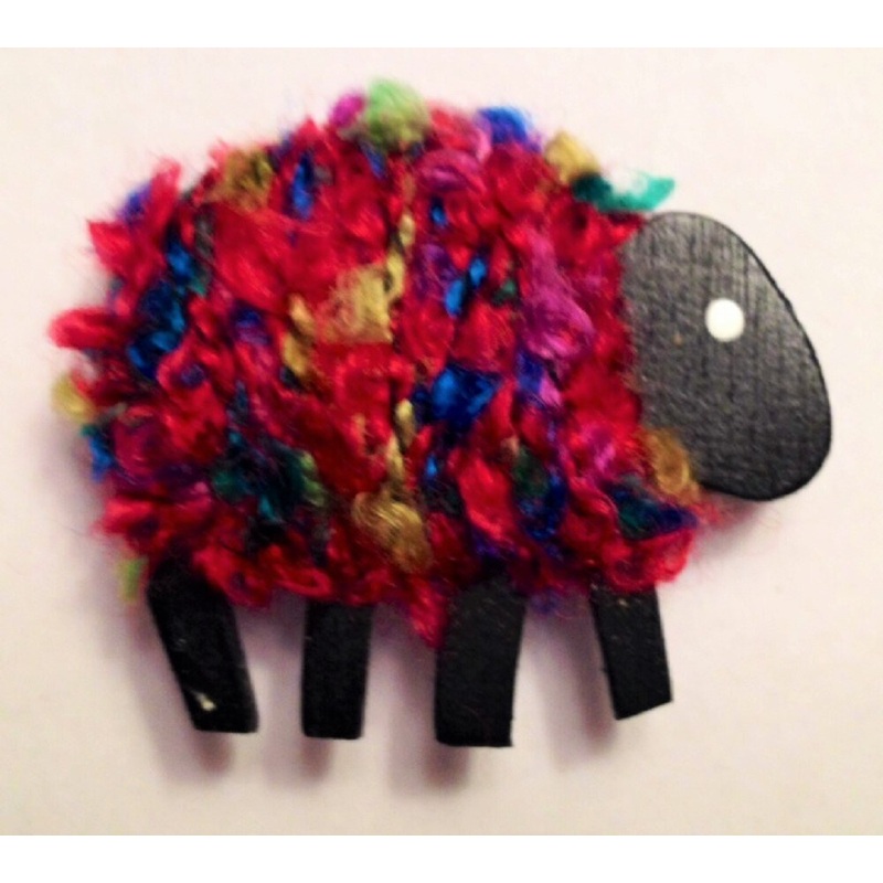 Camus Handmade Multi Sheep Needle Minder for Cross Stitch & Needlepoint (Multi)