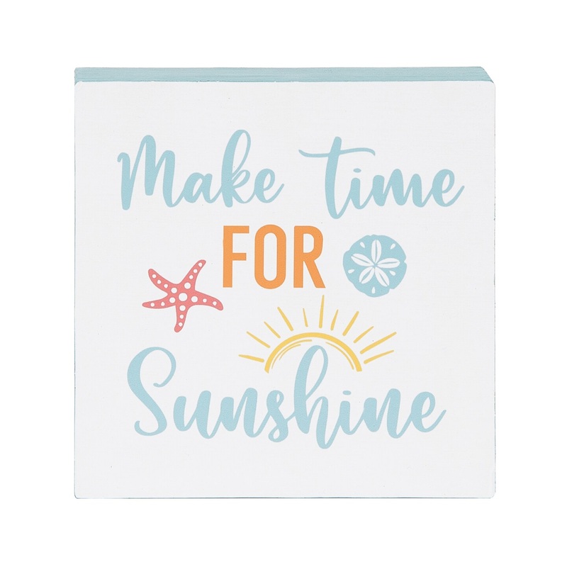 Make Time For Sunshine Shelf Block