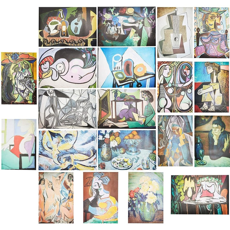 Pablo Picasso Posters for Decorations (13 x 19 in, 20 Pack)
