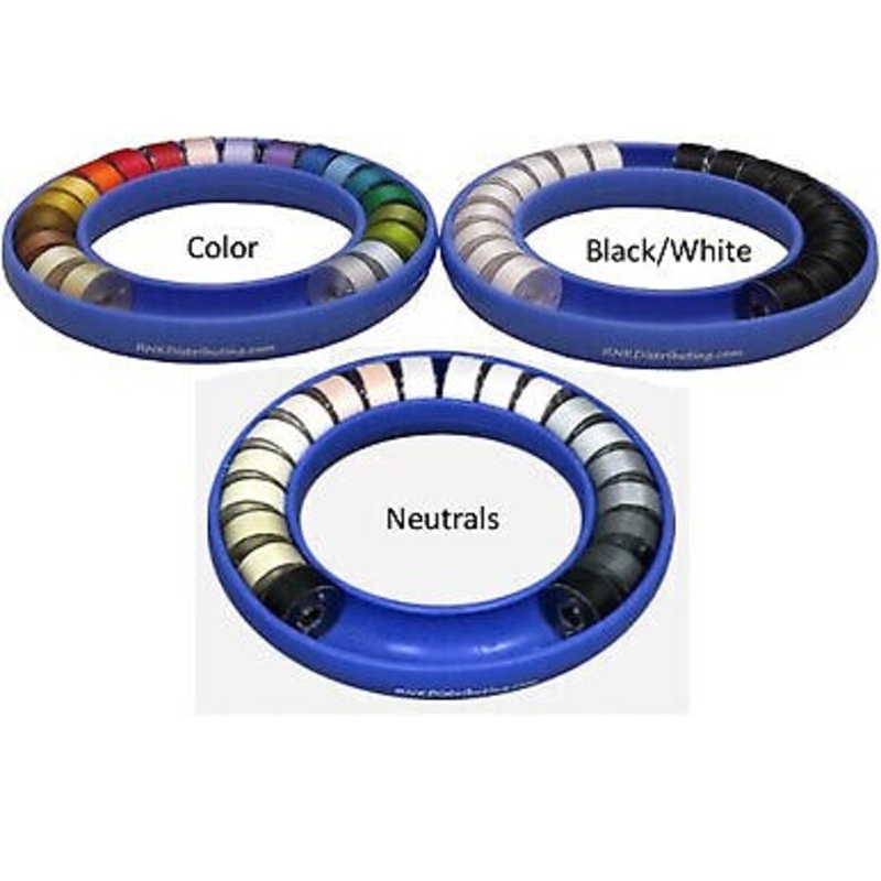 Quilters Select Bobbin Saver 20 Prewound Bobbins Multi Colors