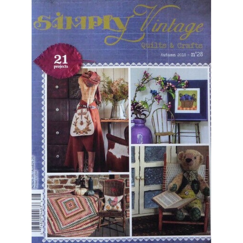 Simply Vintage Quilts and Crafts Autumn 2018 No 28