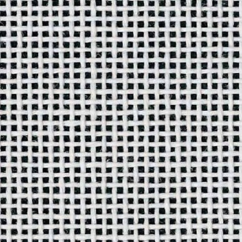 Zweigart Deluxe Mono Orange Line Needlepoint Canvas, 14 Mesh, White 18″ X 20″