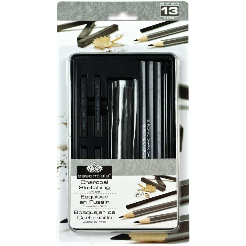 Royal & Langnickel(R) Advanced Charcoal Art Set W/Tin