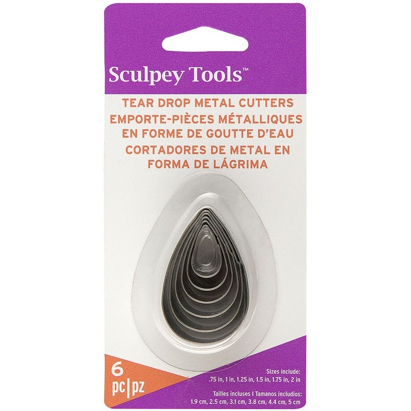 Sculpey Premo Graduated Cutter Set 6/Pkg