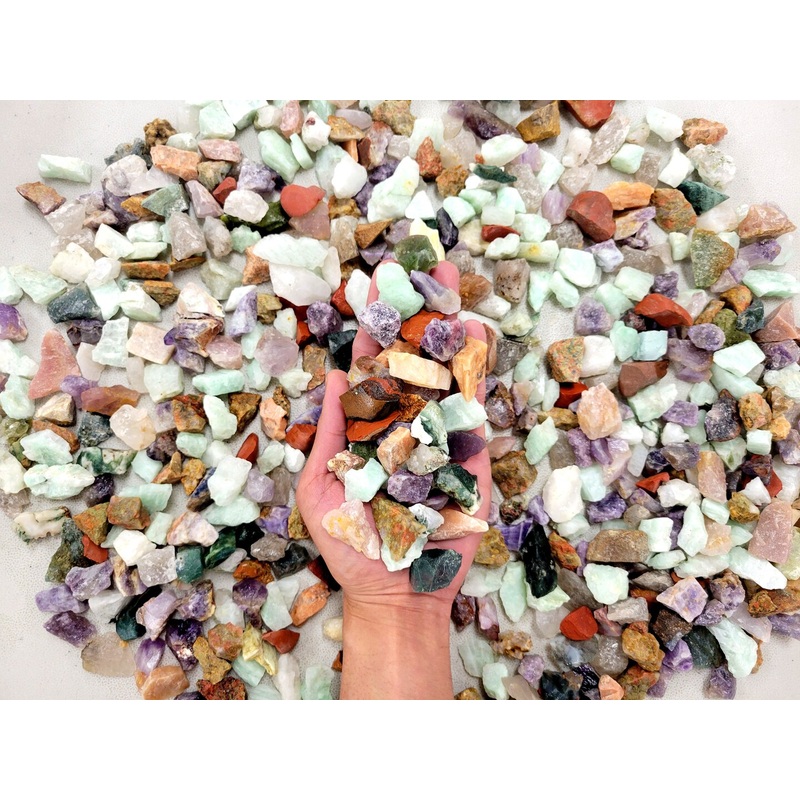 Tiny India Crystals Mix Bulk Small Rough Stones