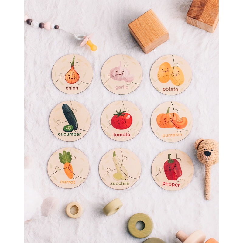 Learning Puzzle, Learning Toys Kids Puzzles, Montessori Educational Toys, Baby Gift
