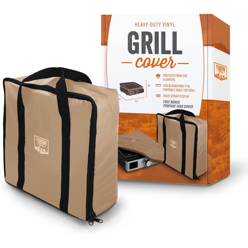 Yukon Glory 17″ Griddle Cover and Carrier TAN