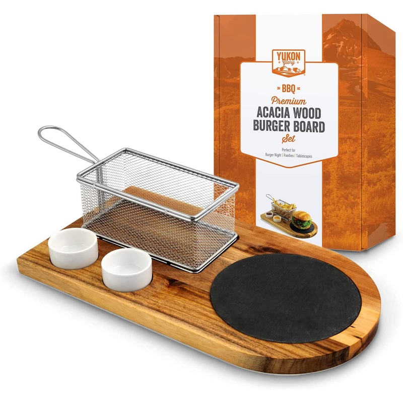 Yukon Glory Premium Burger Board Set