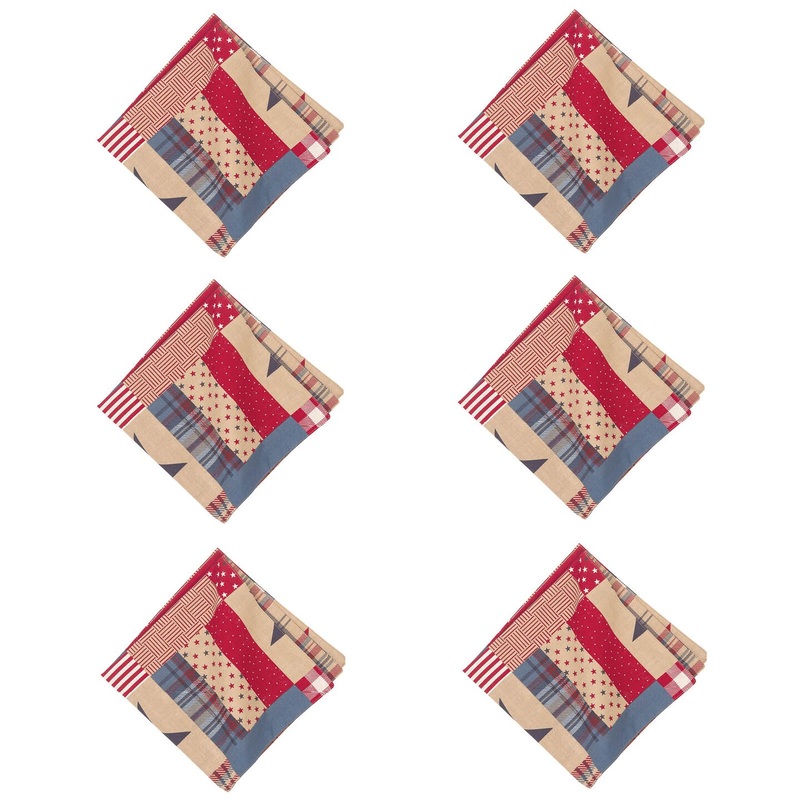 Bennington July Fourth Napkin Set of 6