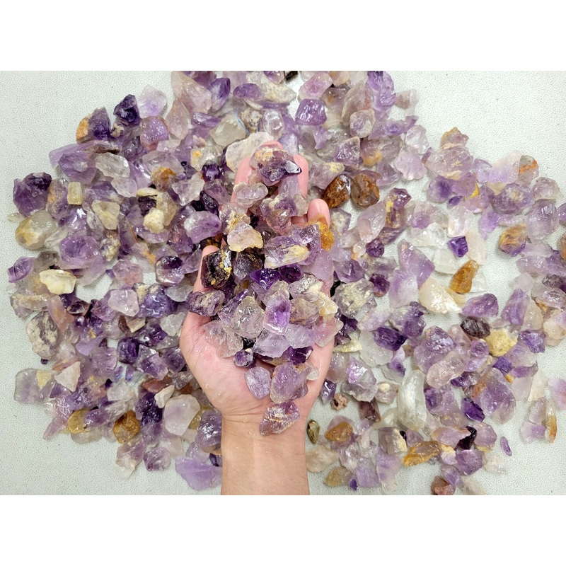 Crushed  Raw Amethyst Crystal Chips