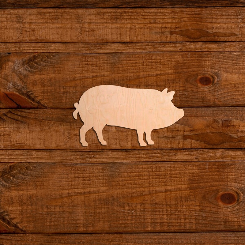 5.5 in. Unfinished Laser Pig