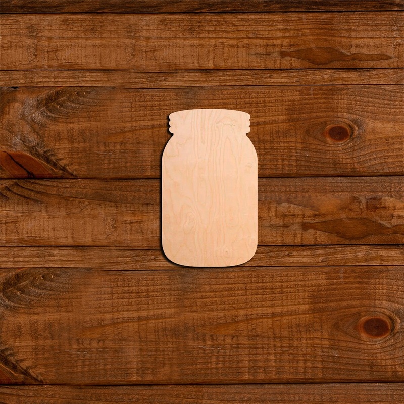 5 in. Unfinished Laser Mason Jar