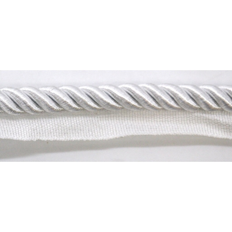 Belagio Lip Cord Trim, 0.375″ Wide, Softer Collection, 50 Yards, White