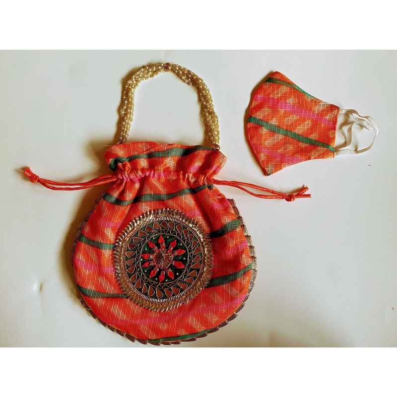 Eid Gift, Chiffon Fashion Face Cover with Cotton Backing, Mehndi Face Mask, Wedding Favor, Muslim Wedding Favor, Nikah Favor