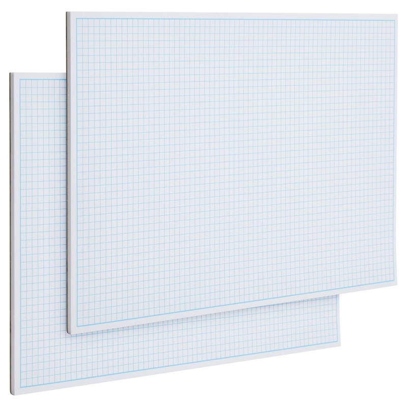 2 Pack Engineering Graph Paper Pads, 11×17 Quadrille Grid Paper for Drafting, Engineering, Blueprint Drawing, Architect Designers (4 Squares Per Inch, 50 Sheets Each Pad)