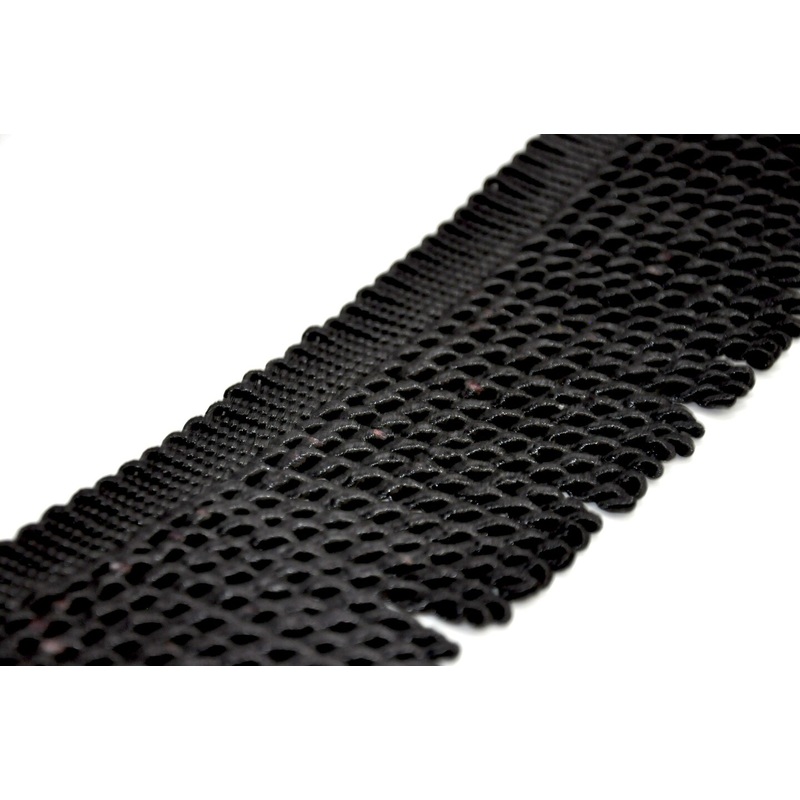 Belagio Bullion Fringe Trim, 4″ Wide, Softer Collection, 15 Yards, Black