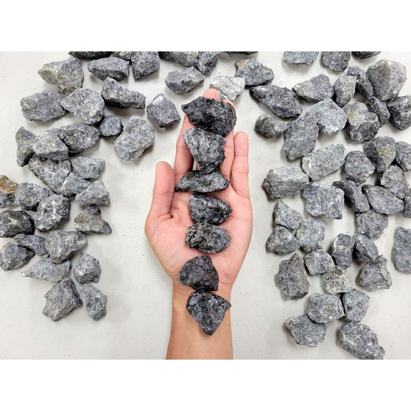 Indigo Gabbro AKA Mystic Merlinite Rough Stones Bulk